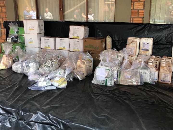 Operação apreende 6 toneladas de defensivos agrícolas ilegais no PR