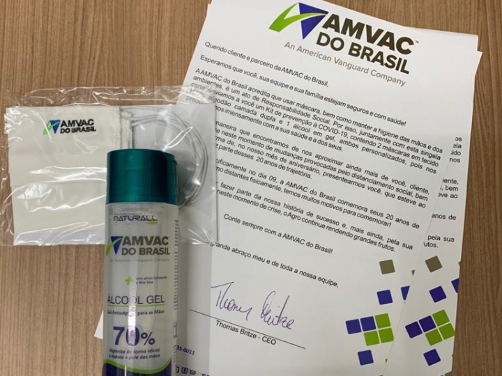 AMVAC realiza ações e doações para combate ao coronavírus