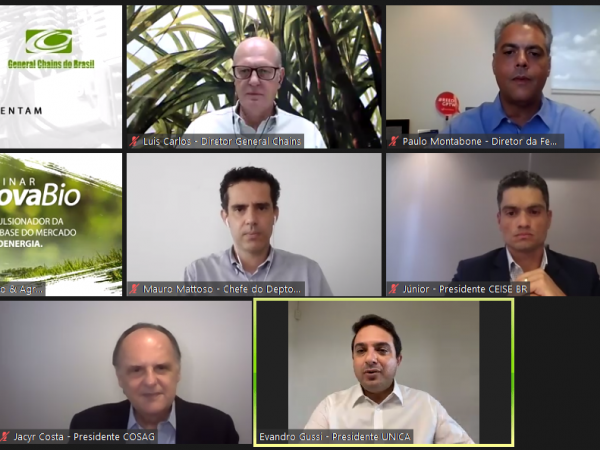 Webinar promovido pela FENASUCRO & AGROCANA reuniu os maiores especialistas e representantes do setor de bioenergia