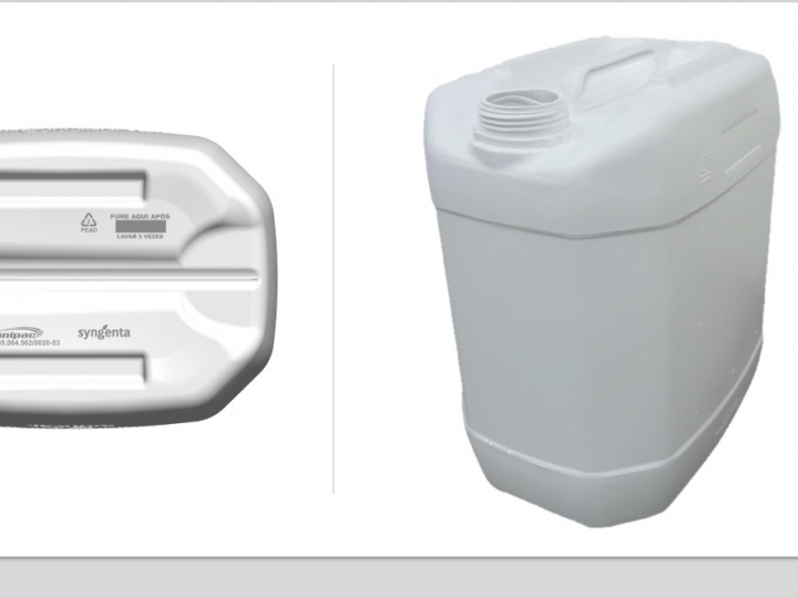 Syngenta utiliza embalagens de resina reciclada para armazenar defensivos agrícolas