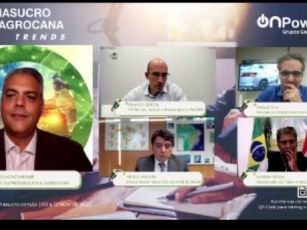 Webinar reuniu governos brasileiro e indiano além de empresários do setor de bioenergia . Foto: Divulgação