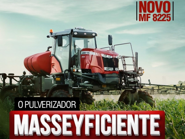 Pulverizador Massey Ferguson alia economia de combustível e eficiência