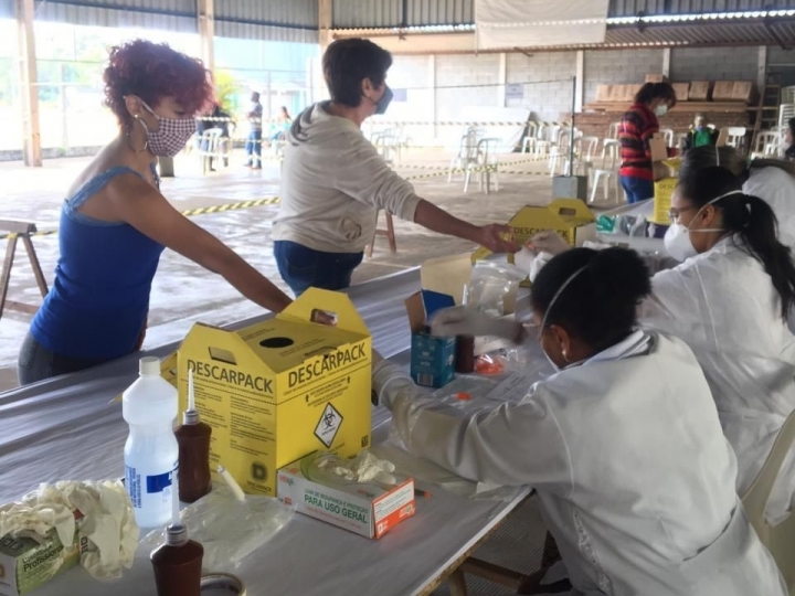 CDRS/CATI Regional Mogi das Cruzes apoia evento de testagem em massa de produtores rurais, para Covid-19 