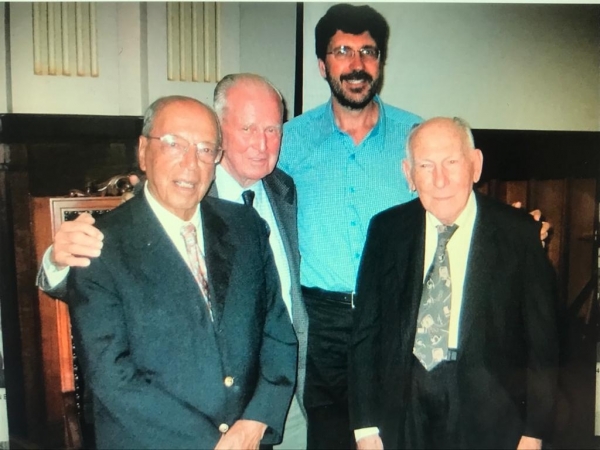 Dr fernando Penteado Cardoso, Dr Norman Borlaug, Dr José Otávio Menten e Dr Walter Accorsi