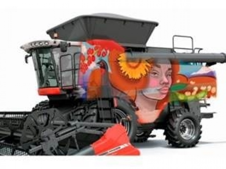 Artistas brasileiros criam artes para personalizar colheitadeiras Massey Ferguson