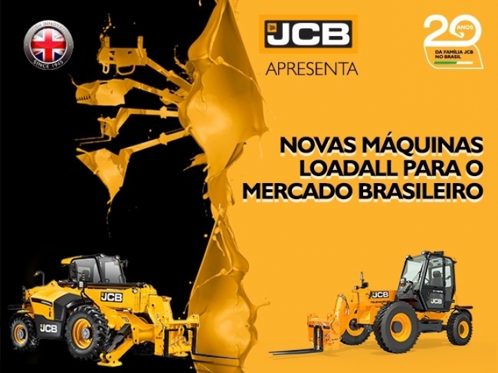 JCB apresenta novas máquinas Loadall para o mercado brasileiro