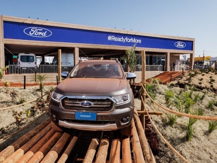 Ford tem test-drive e ofertas especiais da Ranger e Transit na Agrishow 2022