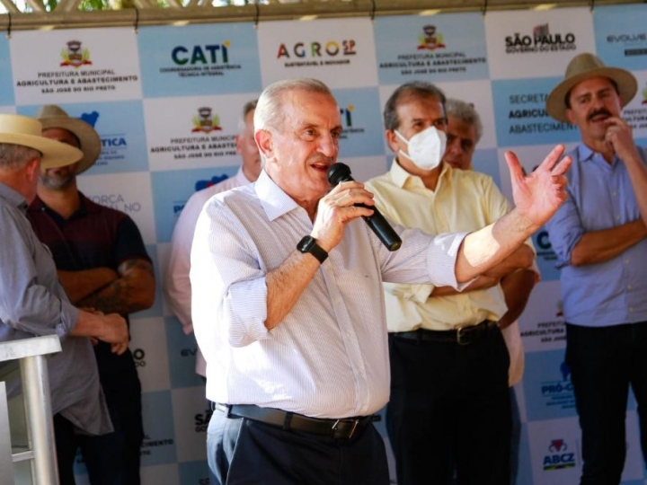 Secretário de Agricultura e Abastecimento do Estado participa da abertura da Feira de Touros do Pró-Genética do Estado, em São José do Rio Preto 