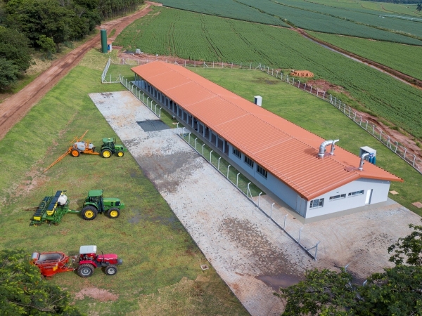 Instalações da Escola Técnica Agropecuária Salvador Arena, localizada em Santa Rita do Passa Quatro, no interior paulista.  Foto: Divulgação