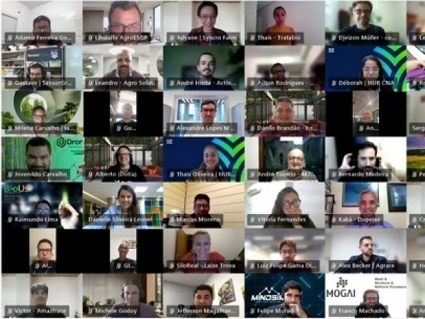 Cerimônia do Programa de Impulsionamento de Startups do Agro foi realizada online