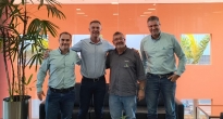Hoje a minha visita foi ao meu amigo e irmão Rafael, Gerente de manutenção Industrial e Agrícola da Usina São Manoel e sua Equipe