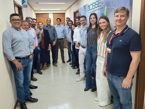 Kickoff na sede da entidade: times CEISE Br, CPL e Markestrat Foto: divulgação CEISE Br