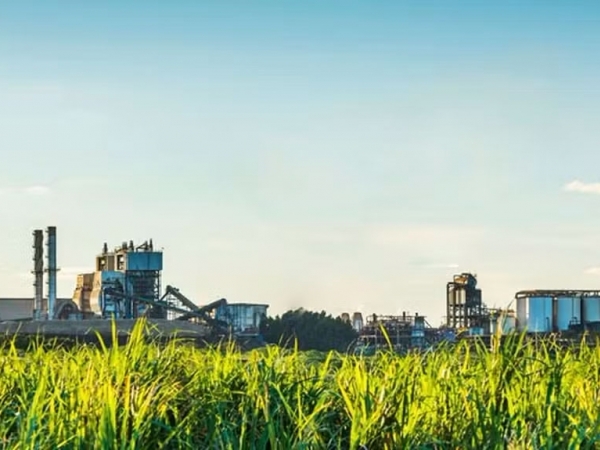 Planta terá capacidade para produzir 28,3 milhões de metros cúbicos de biometano por ano — Foto: Divulgação/Atvos