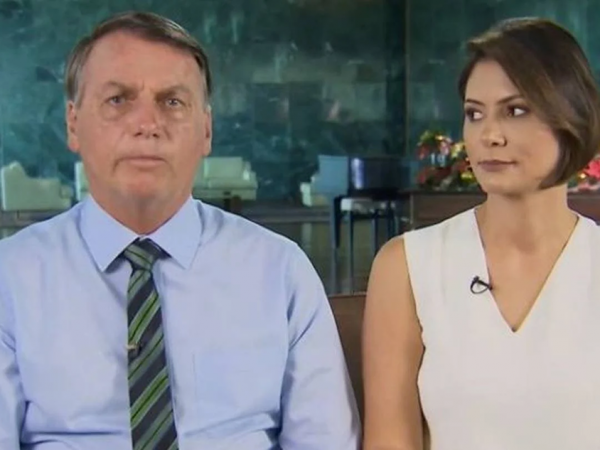 Michelle e Bolsonaro - Foto: YouTube