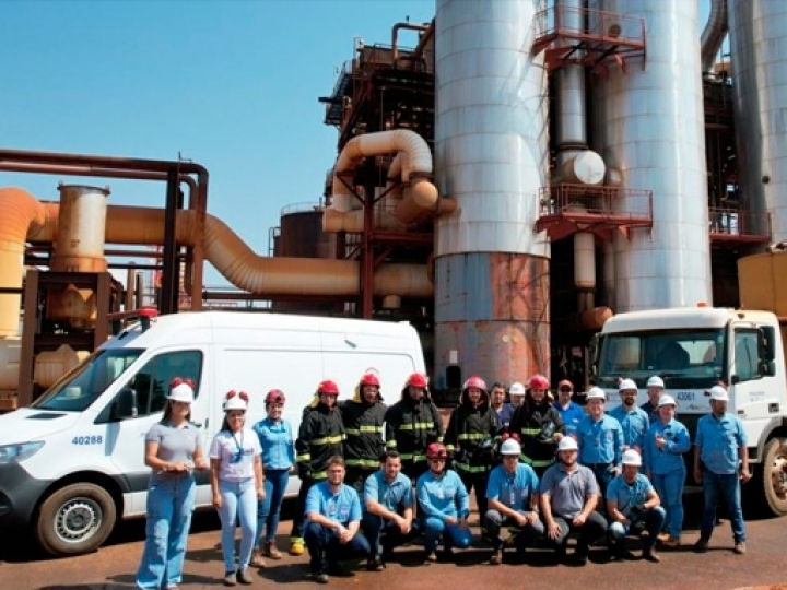 Usina Caeté - Unidade Paulicéia realiza simulado de atendimento a emergências