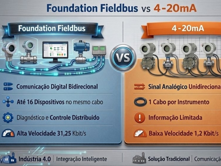 Foundation Fieldbus vs 4 a 20mA